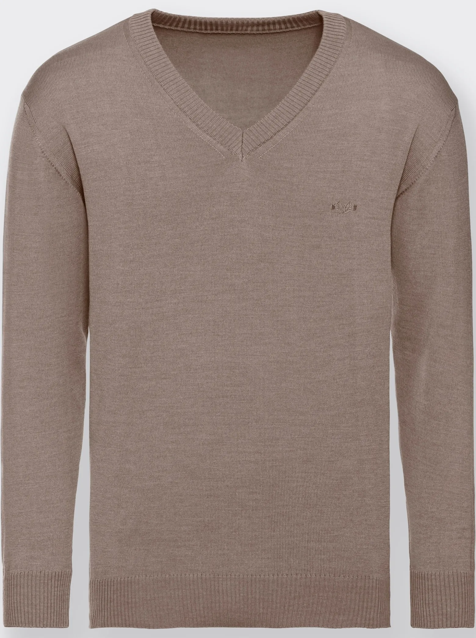 V-Ausschnitt-Pullover