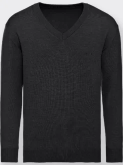 V-Ausschnitt-Pullover