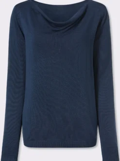 Wasserfallpullover aus reiner Viskose