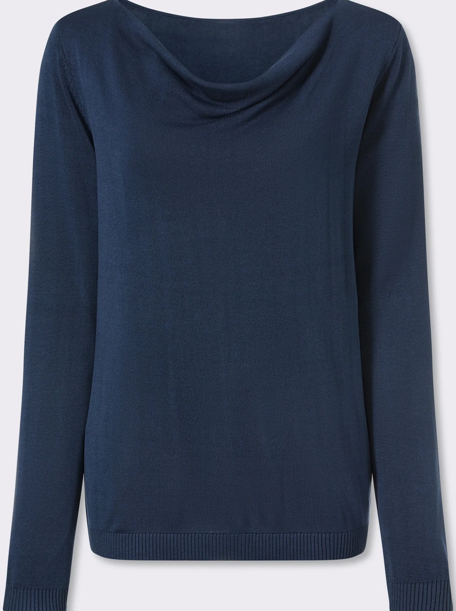 Wasserfallpullover aus reiner Viskose