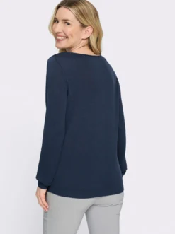 Wasserfallpullover aus reiner Viskose