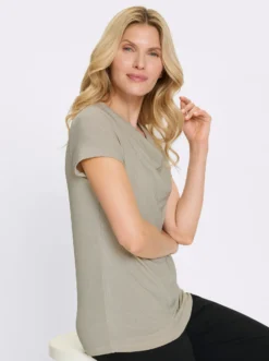 Wasserfallshirt mit Glanzgarn