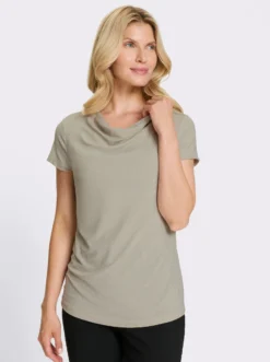 Wasserfallshirt mit Glanzgarn