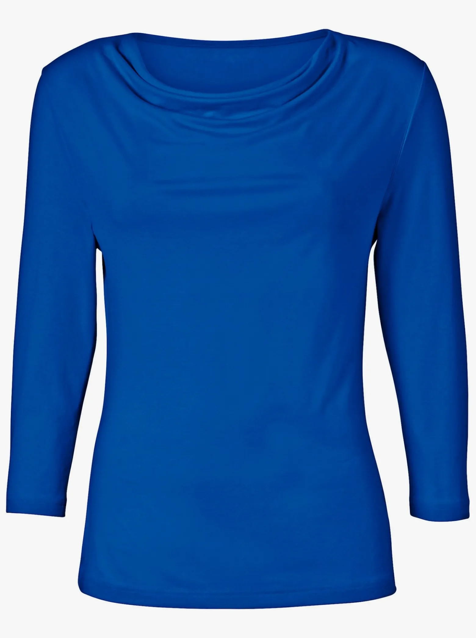 Wasserfallshirt mit 3/4-langen Ärmeln