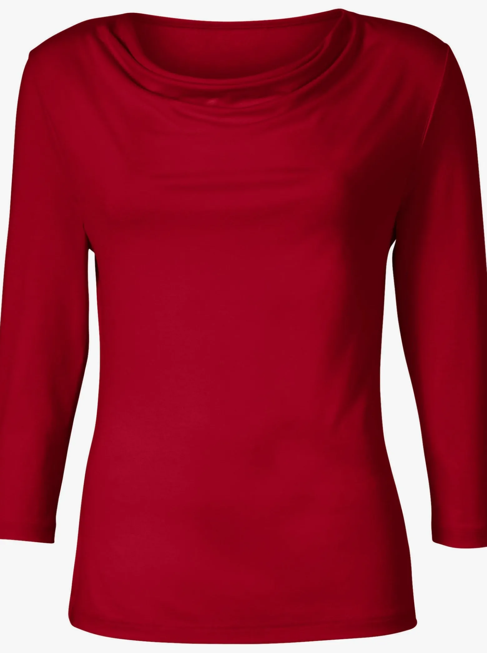 Wasserfallshirt mit 3/4-langen Ärmeln