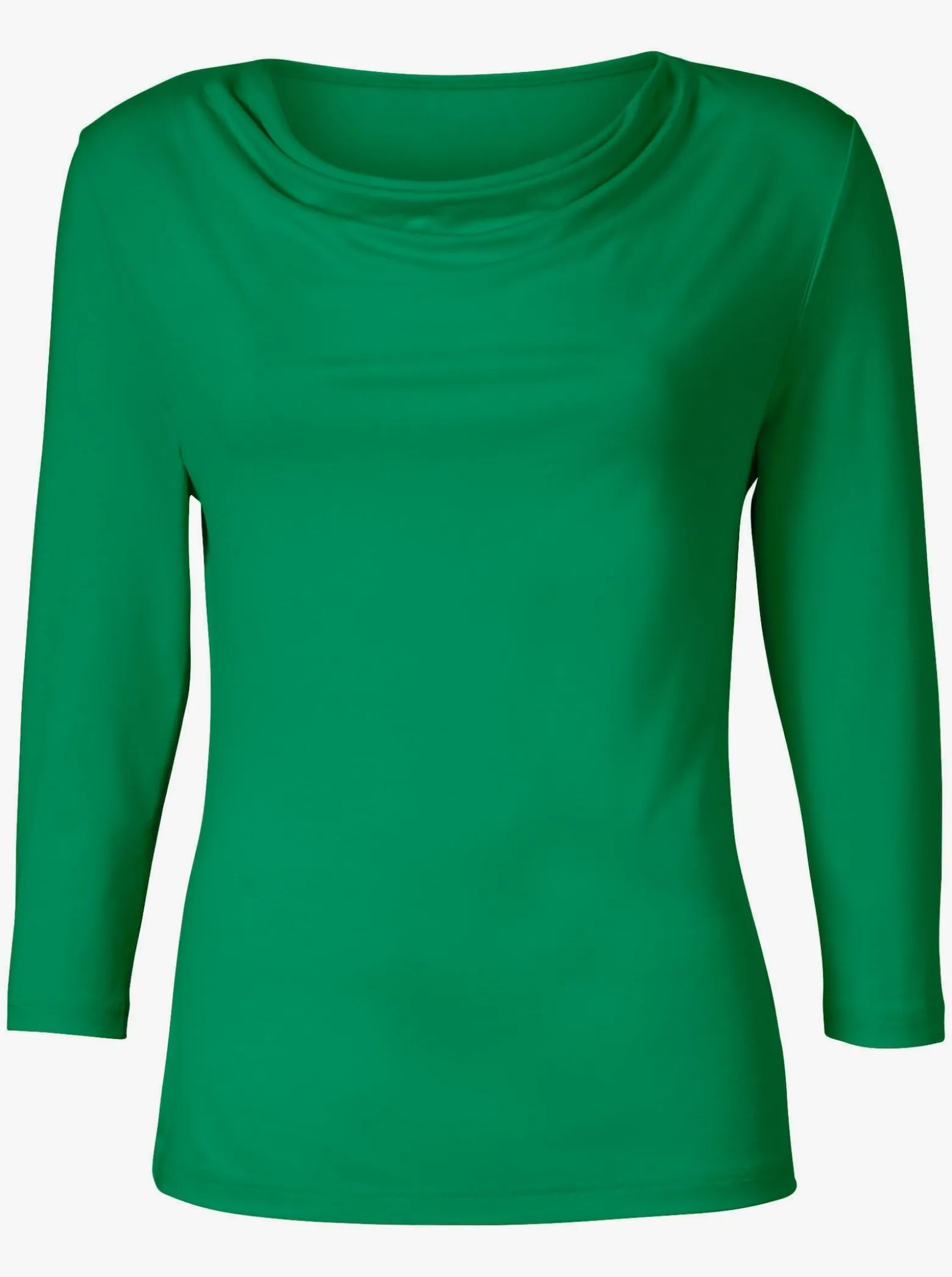 Wasserfallshirt mit 3/4-langen Ärmeln