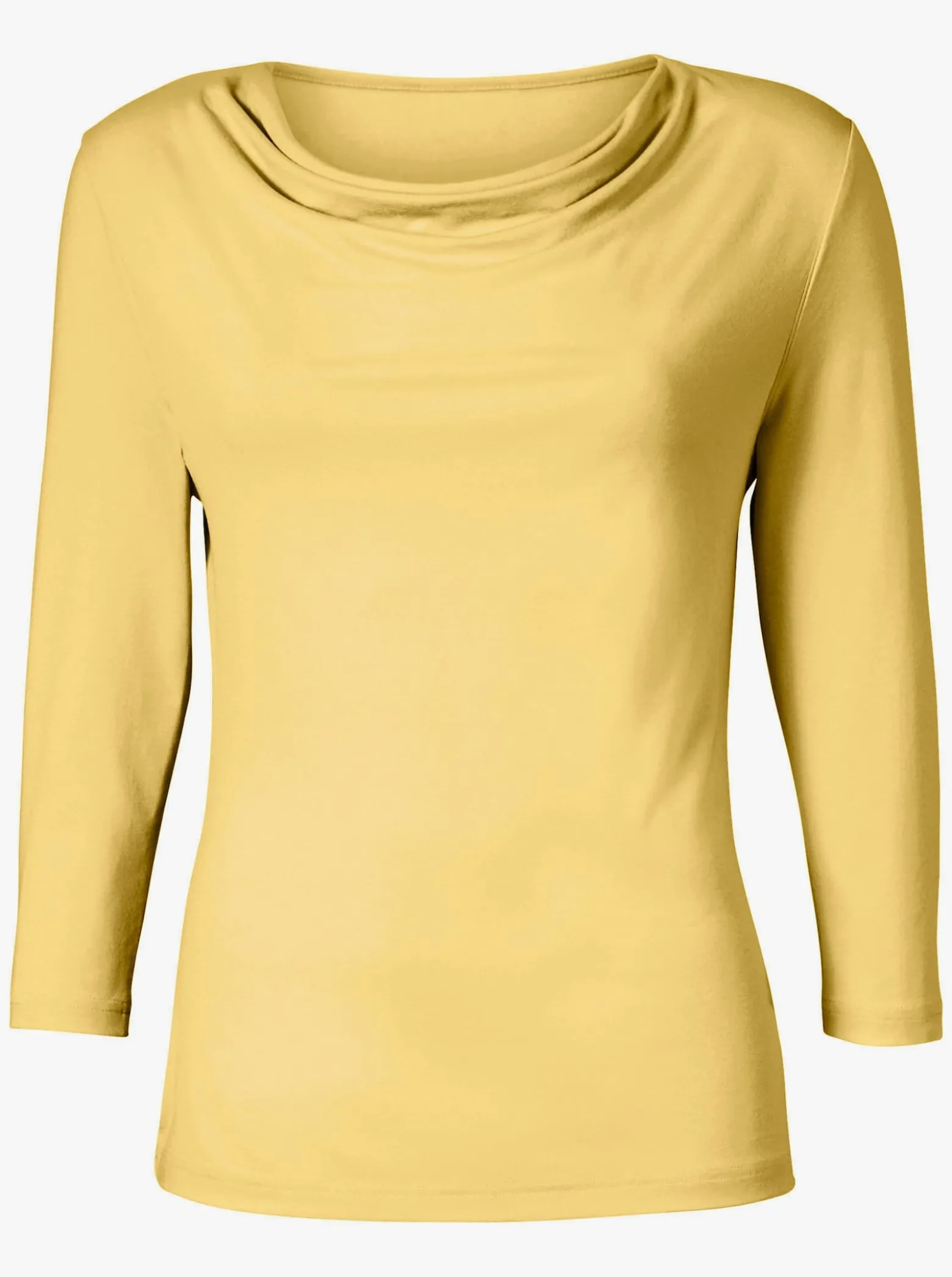Wasserfallshirt mit 3/4-langen Ärmeln