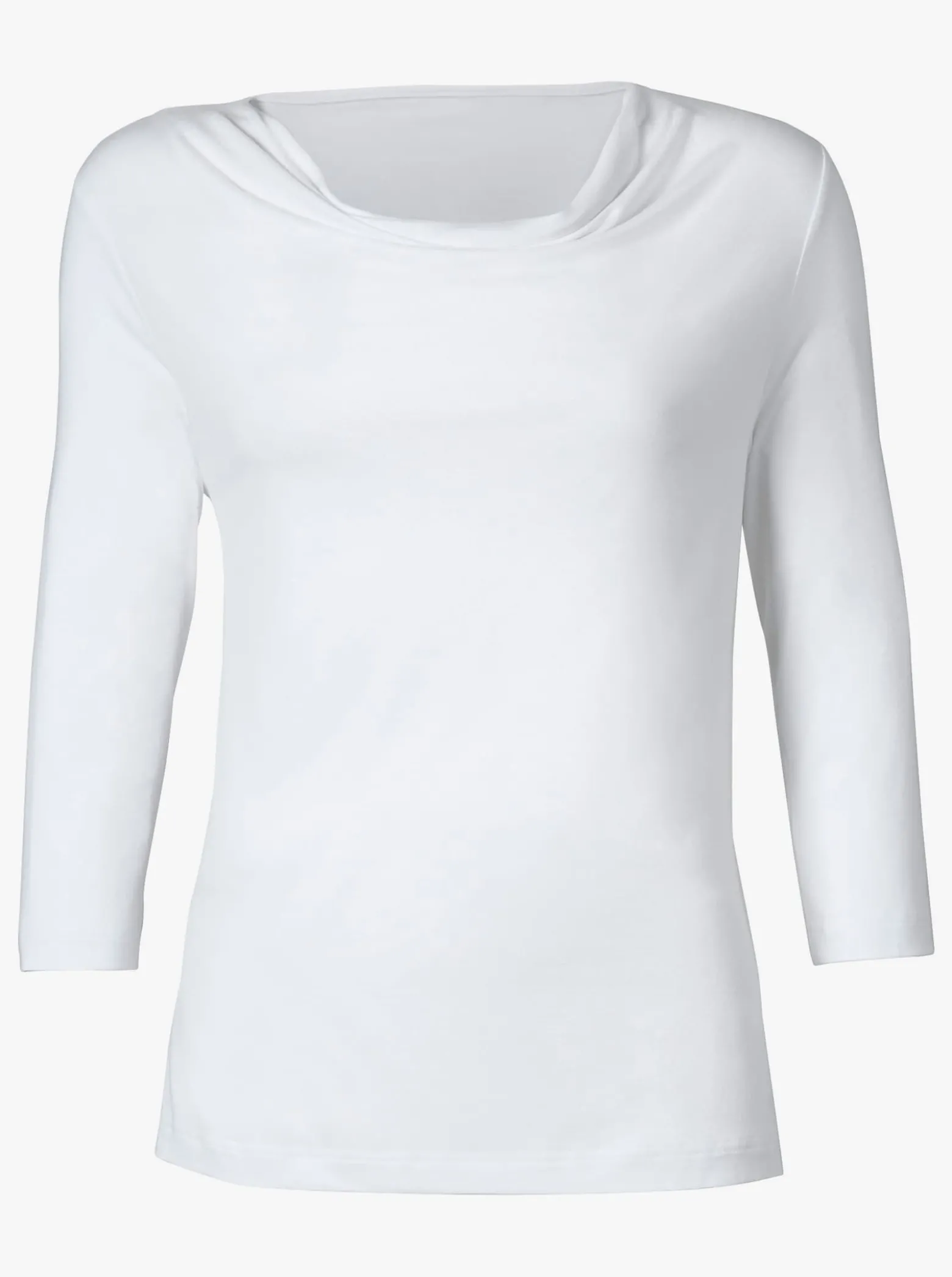 Wasserfallshirt mit 3/4-langen Ärmeln