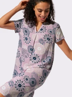 Webkleid in ornamentalem Dessin