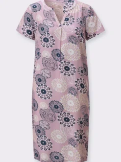 Webkleid in ornamentalem Dessin