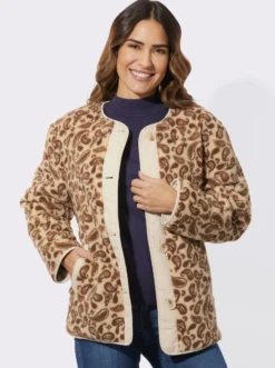 Wendejacke mit kuscheligem Teddy-Fleece
