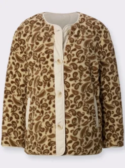 Wendejacke mit kuscheligem Teddy-Fleece