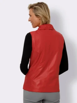 Weste mit Raffungen