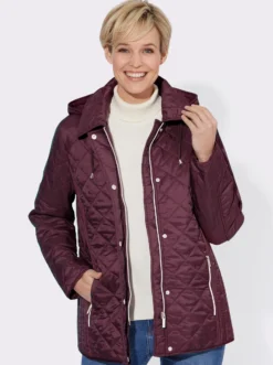 Winterjacke mit Schlingenknopf-Verschluss