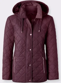 Winterjacke mit Schlingenknopf-Verschluss