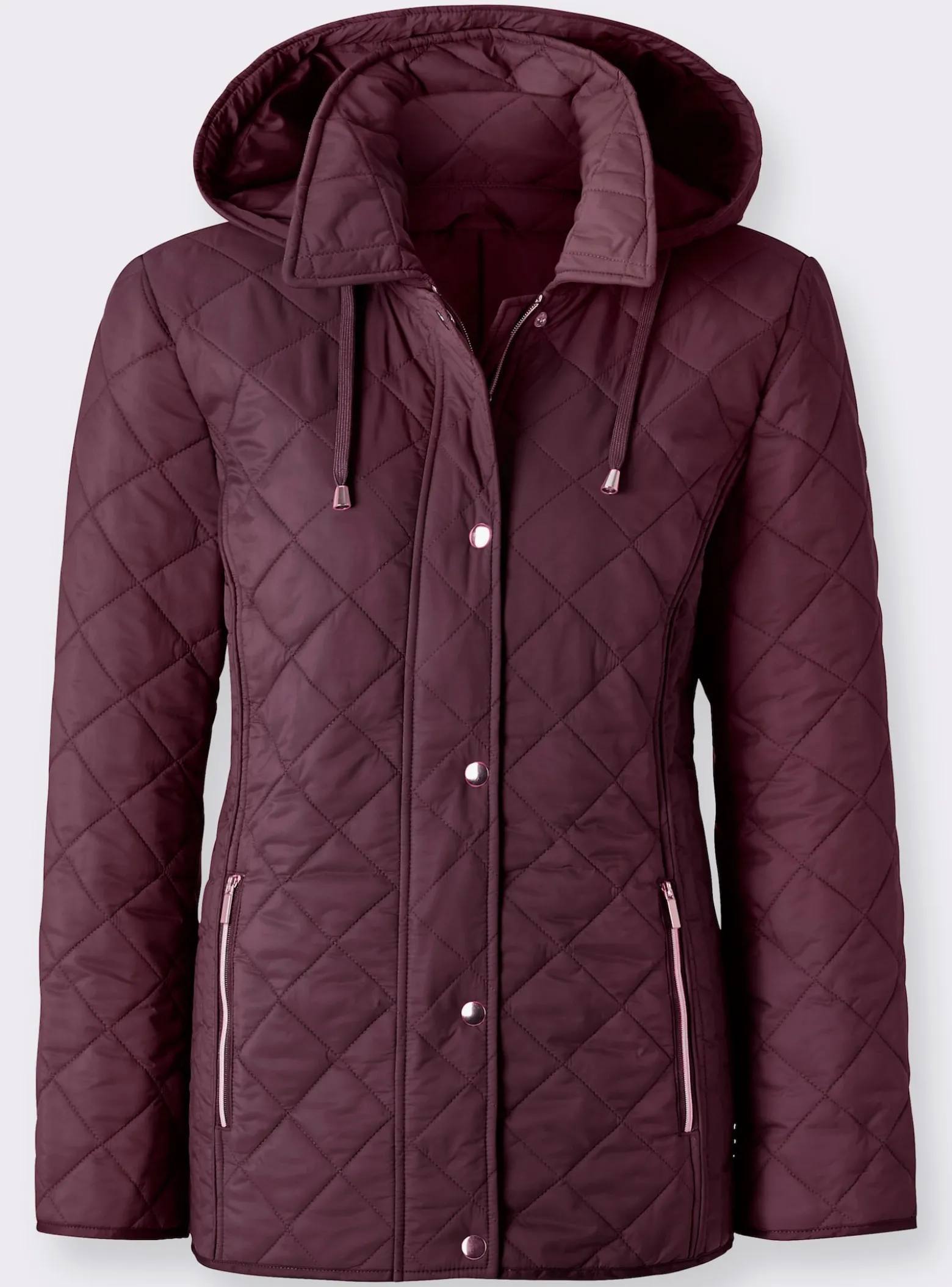 Winterjacke mit Schlingenknopf-Verschluss