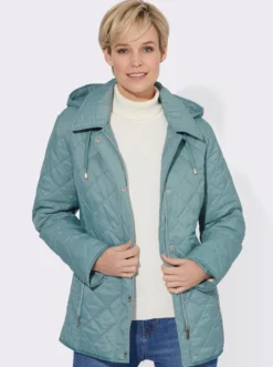 Winterjacke mit Schlingenknopf-Verschluss