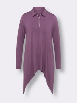 Zipfelshirt in ausgestellter A-Form