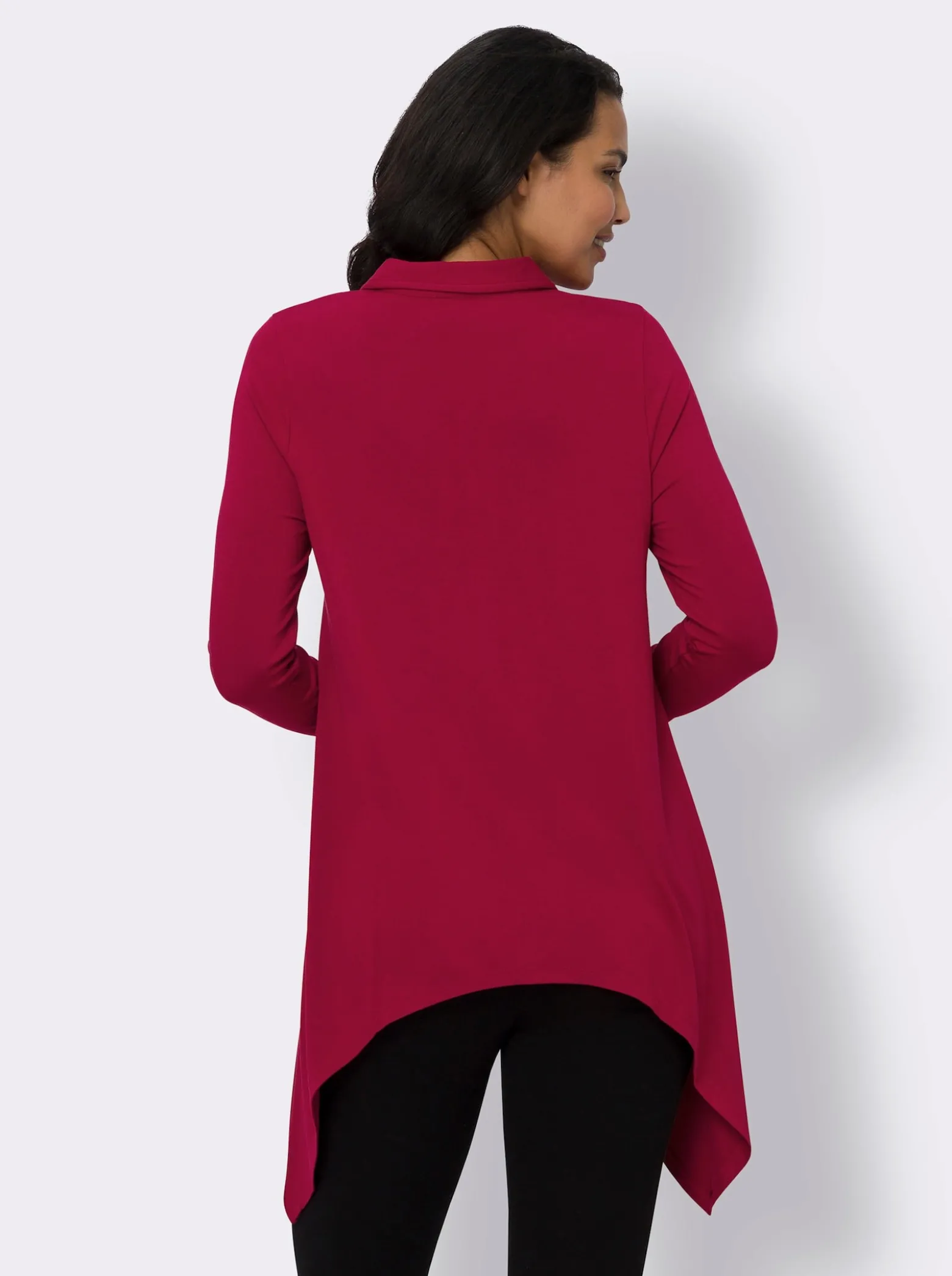Zipfelshirt in ausgestellter A-Form