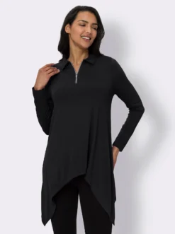 Zipfelshirt in ausgestellter A-Form